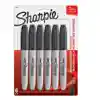 Super Sharpie® Markers, Black 6 Ct