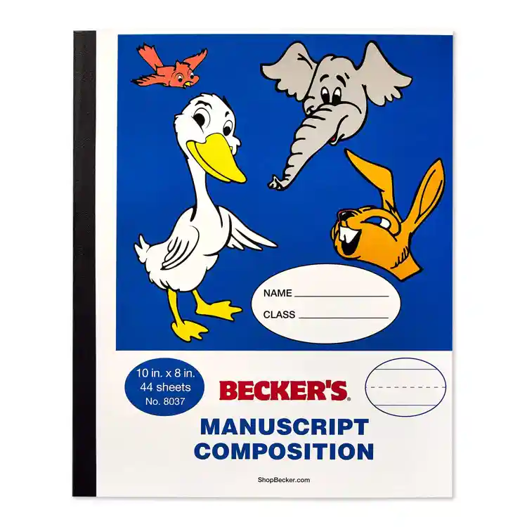 Becker's K-1 Composition Book, Sewn-Dozen