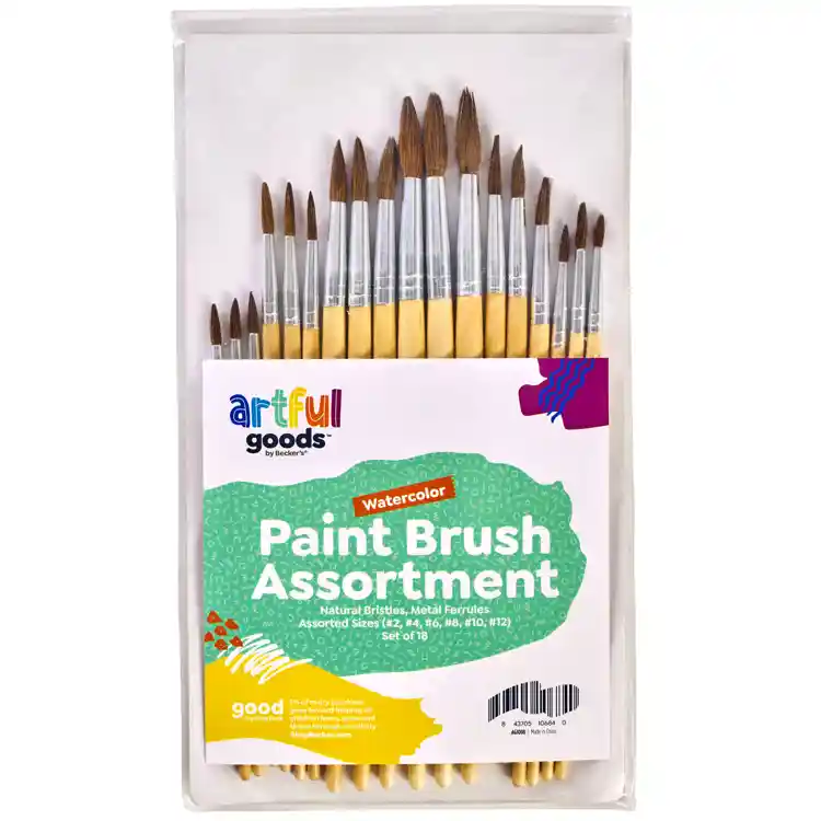 Artful Goods® Watercolor Paint Brush Assortment