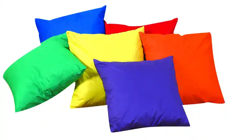 "12"" Pillows-Primary Colors, Set of 6"