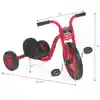 "Angeles ClassicRider 10"" Pedal Pusher Low Rider Toddler Trike"