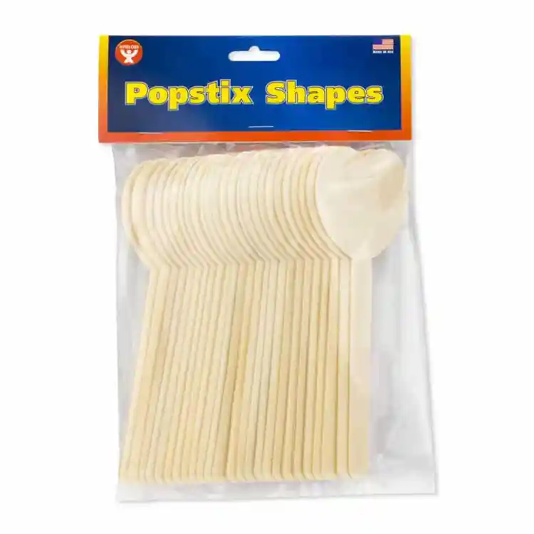 Wooden Shape Craft Sticks