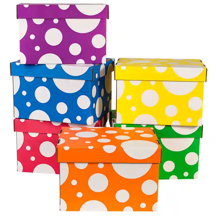 Classroom Keepers® Polka Dot Storage Boxes